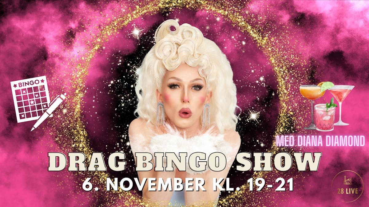 Drag Bingo med Diana Diamond i Roskilde