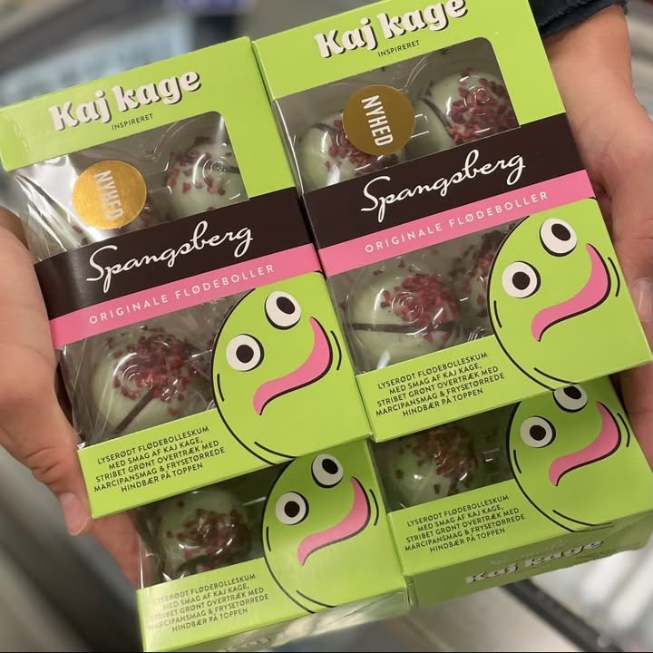 SuperBrugsen Dronninglund lancerer flødeboller med smagen af Kaj kage
