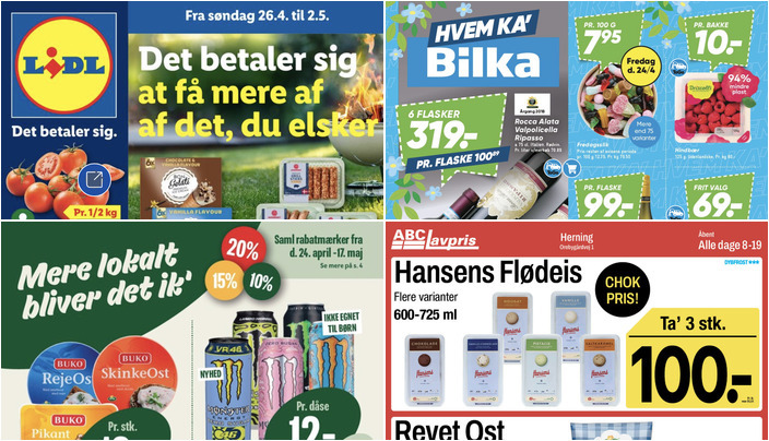 Hansens flødeis til 3 for 100 kr. og Rocca Alata Valpolicella Ripasso til 319 kr. - se de lokale tilbud