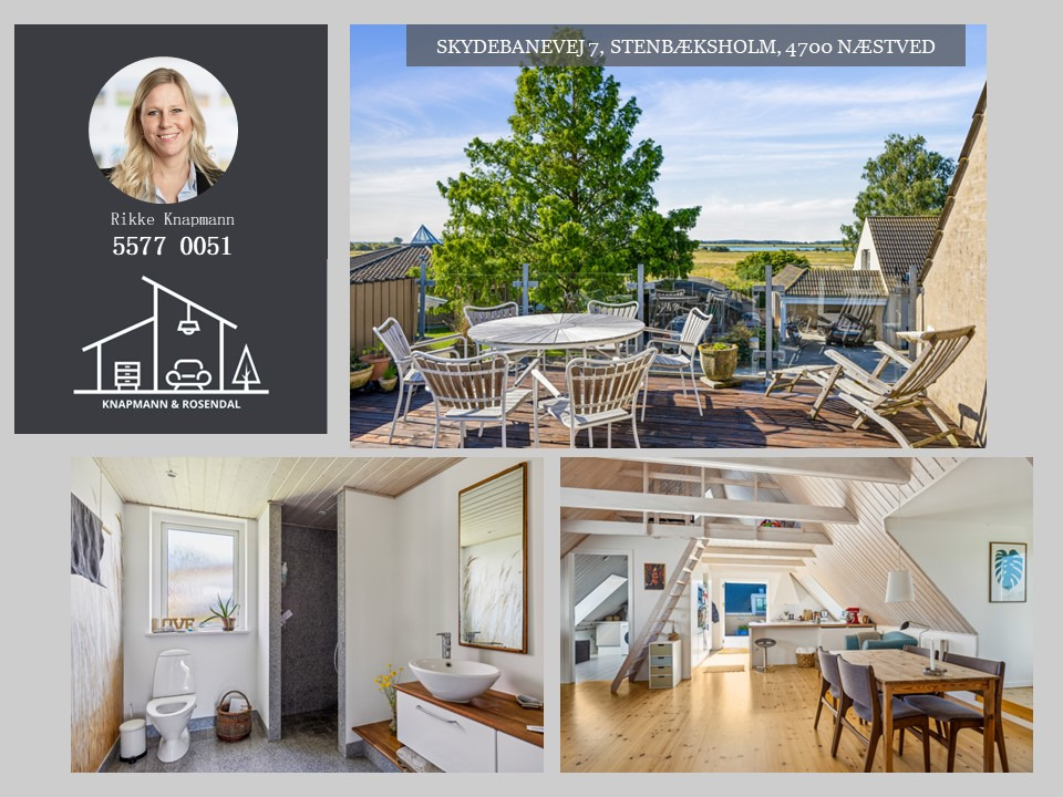 Knapmann & Rosendal ApS byder velkommen til charmerende boliger ved Stenbæksholm tæt på Næstved