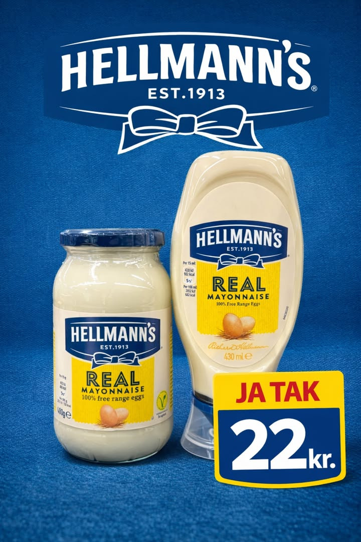 Meny Hobro lokker med Hellmann’s mayo til under halv pris