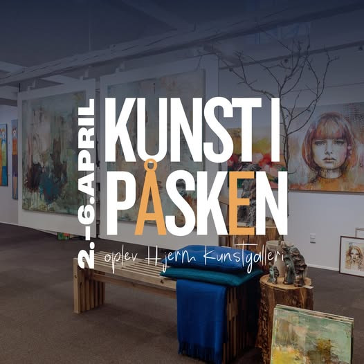 Hjerm Kunstgalleri byder på påskeudstilling i rolige omgivelser