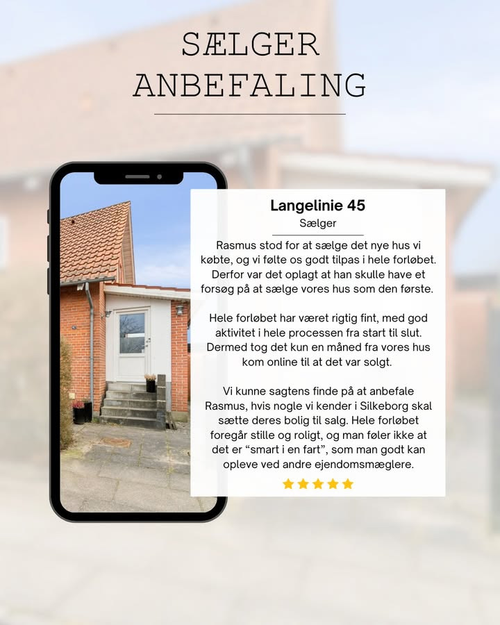 Lokalbolig Silkeborg fejrer endnu en succesfuld bolighandel på Langelinie 45