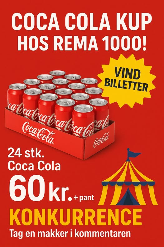 Sodavandskup og konkurrence hos Rema 1000 Rosenkrantzgade