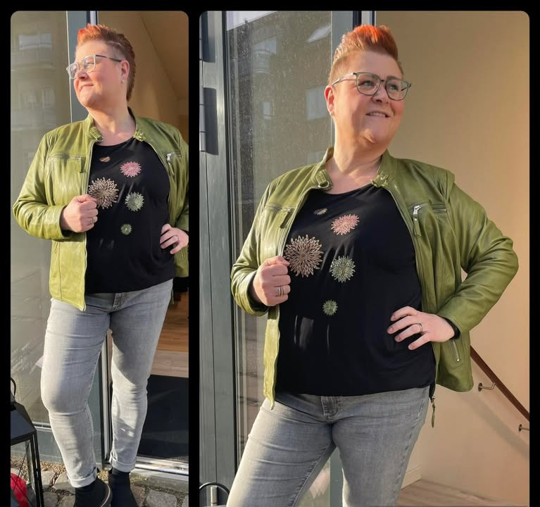 Only Curves præsenterer forårsnyheder med farverige t-shirts og elegante skindjakker