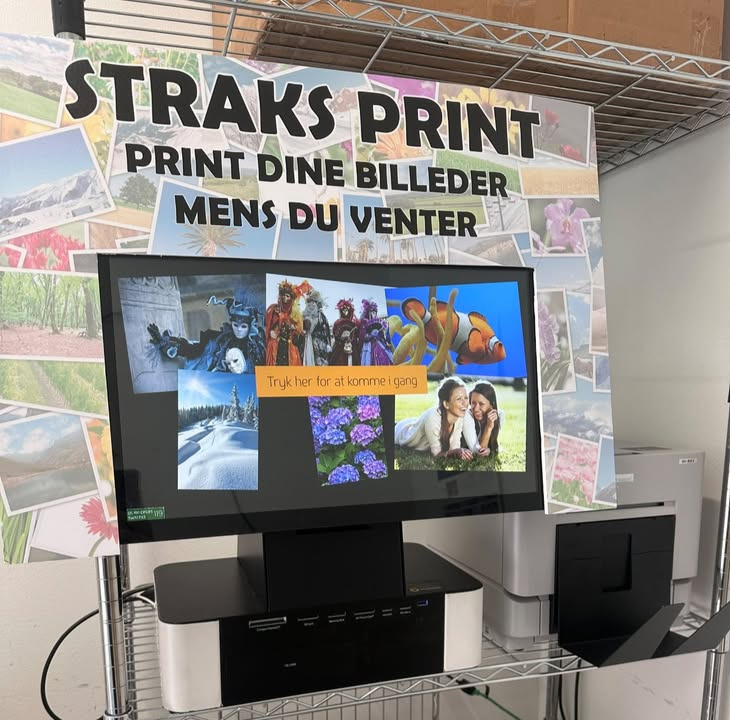 Center Kiosken introducerer ny maskine til print af billeder i flere formater