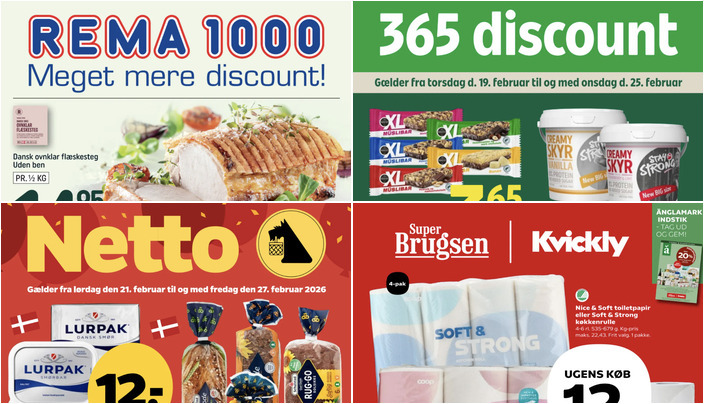 Nordthy Müslibar til kun 3,65 kr. og Lurpak smør til 12 kr. - se de lokale tilbud