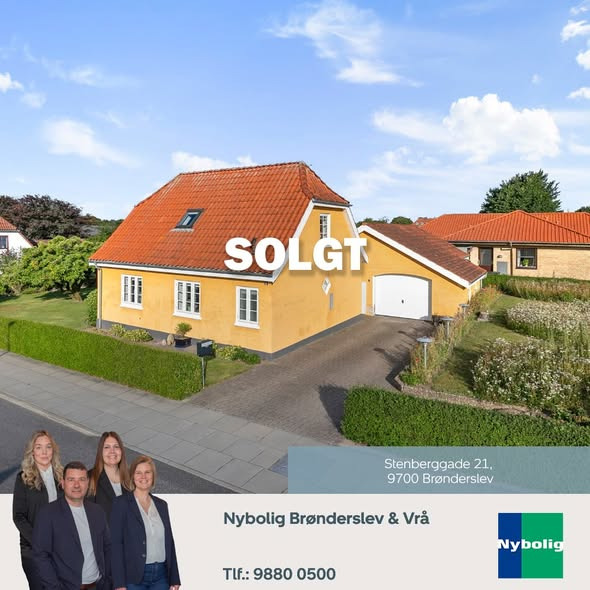 Nybolig Brønderslev & Vrå søger flere boliger efter succesfuldt salg på Stenberggade 21