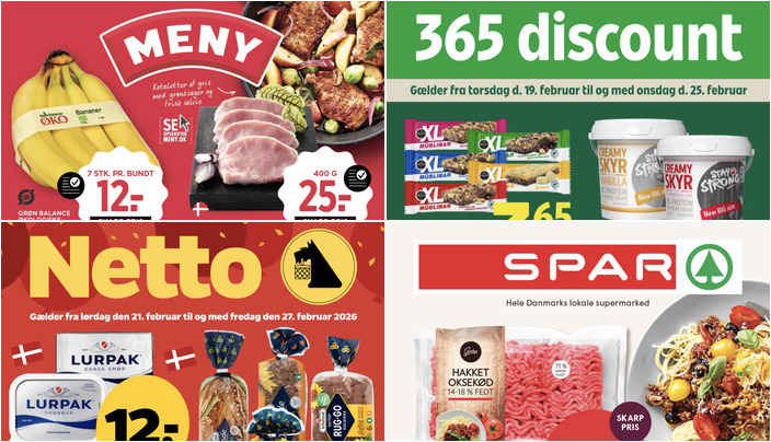 Økologiske gulerødder til 8 kr. og Lurpak smør for 12 kr. i Rødovres butikker