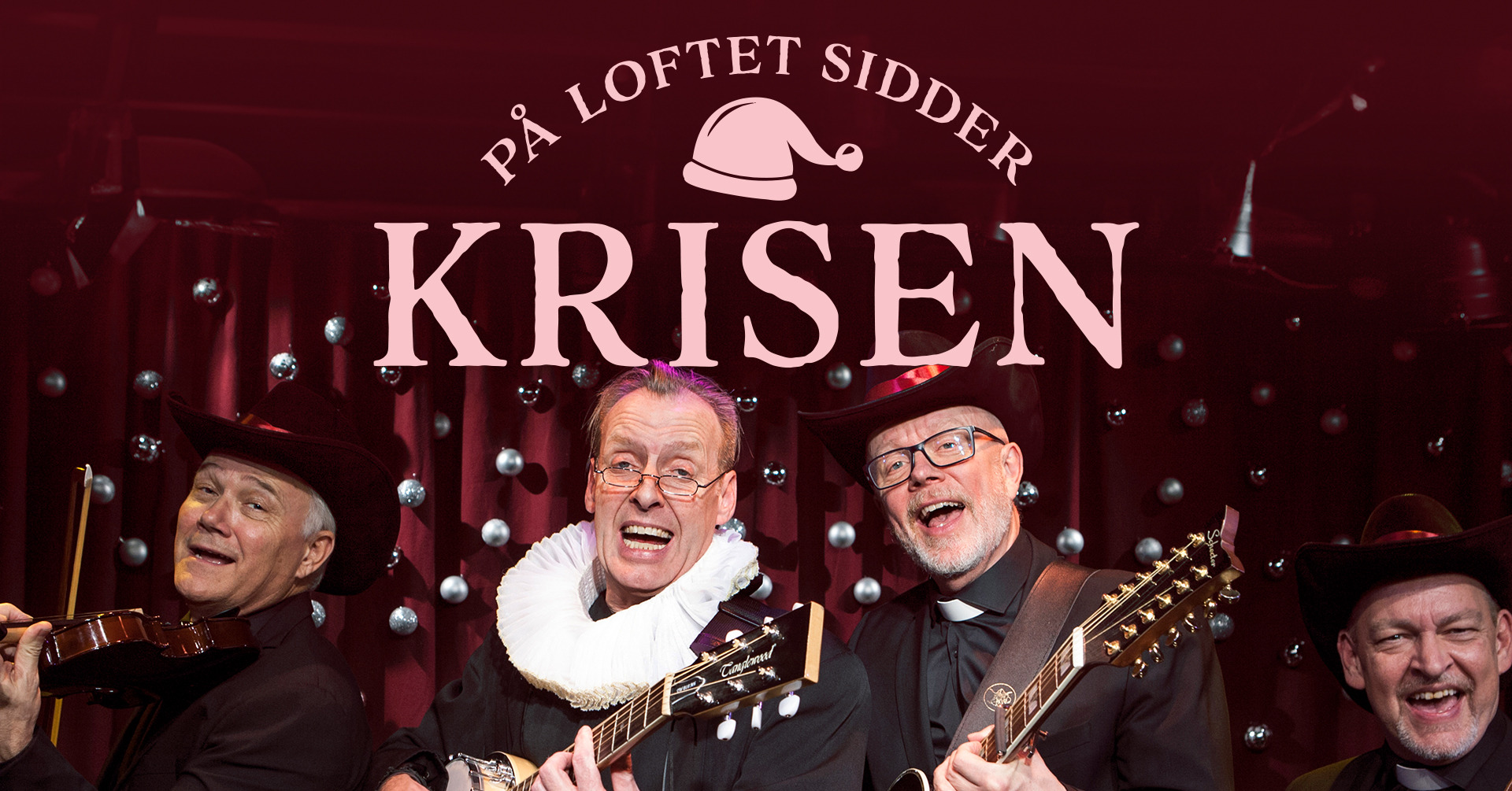 Kulsort julekabaret på Teatret Svalegangen