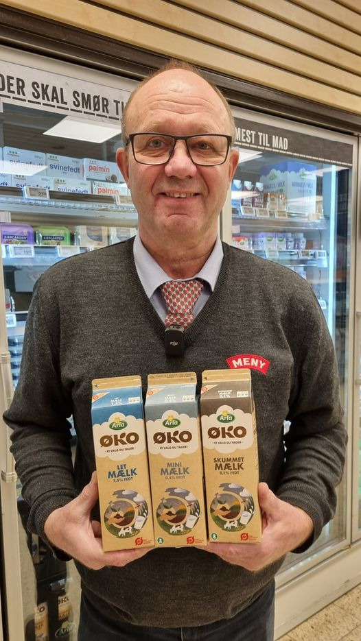 Økologisk mælk til kun 8,95 kr. pr. liter hos Meny Klarup onsdag og torsdag