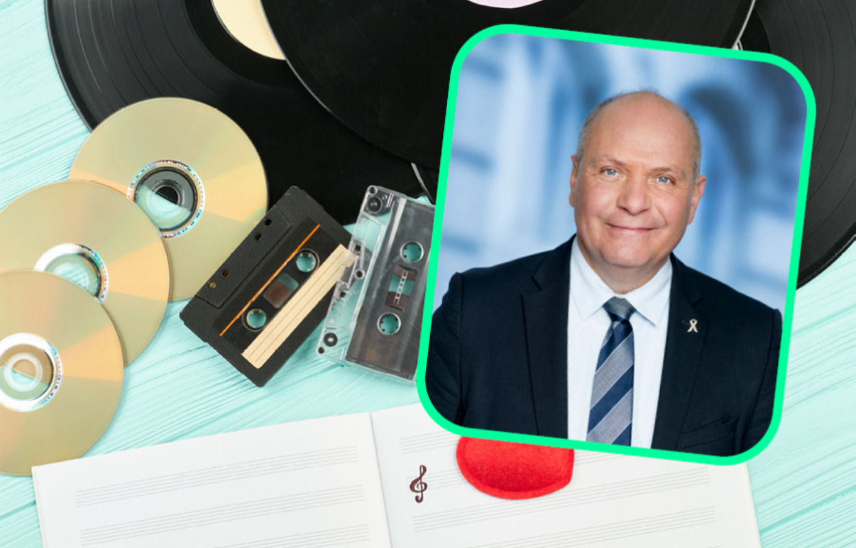 Søren Gade fortæller om sine musikoplevelser på Holstebro Bibliotek