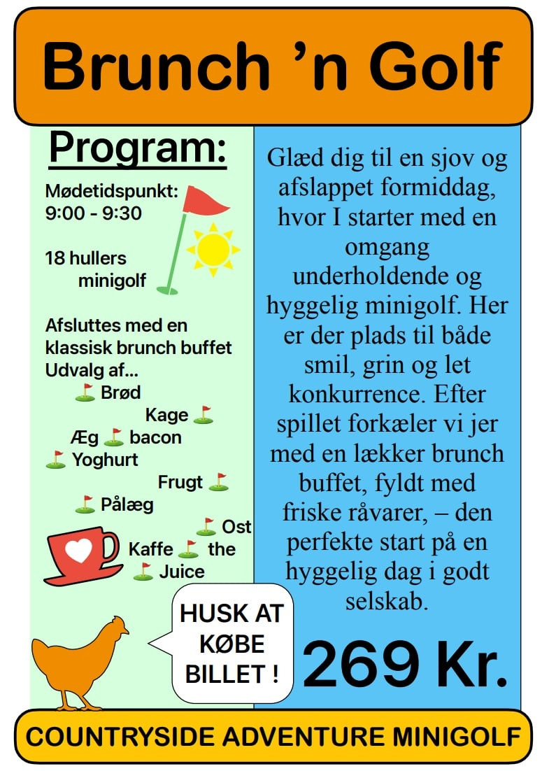 Minigolf og brunch på Hotel Osted: En weekend fuld af hygge