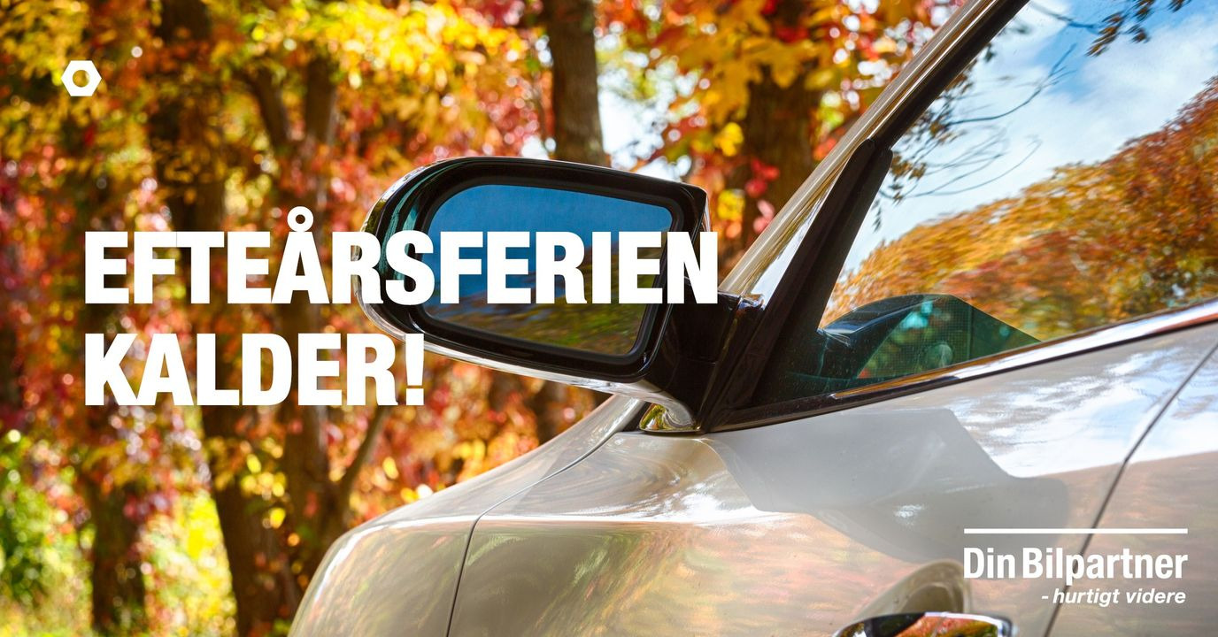 EM Autocenter ApS tilbyder ferietjek så bilen er klar til efterårsferien