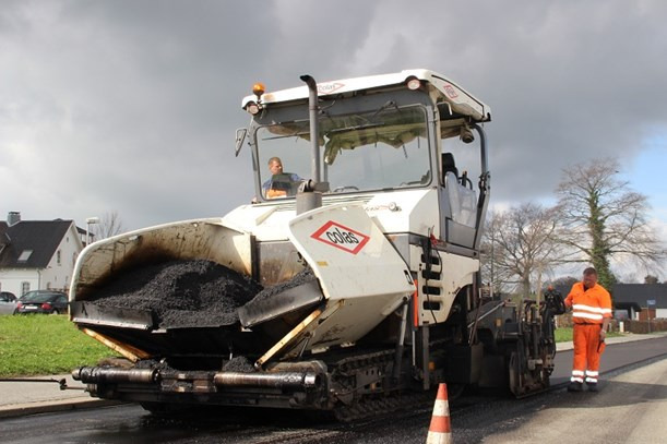 Asfaltarbejde i aften- og nattetimerne på Østerbrogade