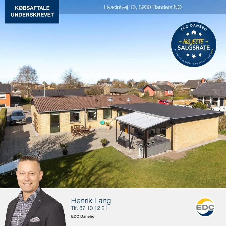 EDC DANEBO underskriver aftale for ejendom på Hyacintvej i Randers NØ