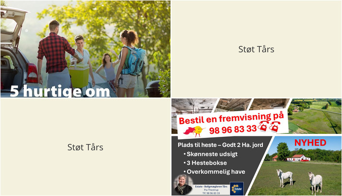 Nyt fra Estate Boligmægleren Tårs og Tårs Autoteknik