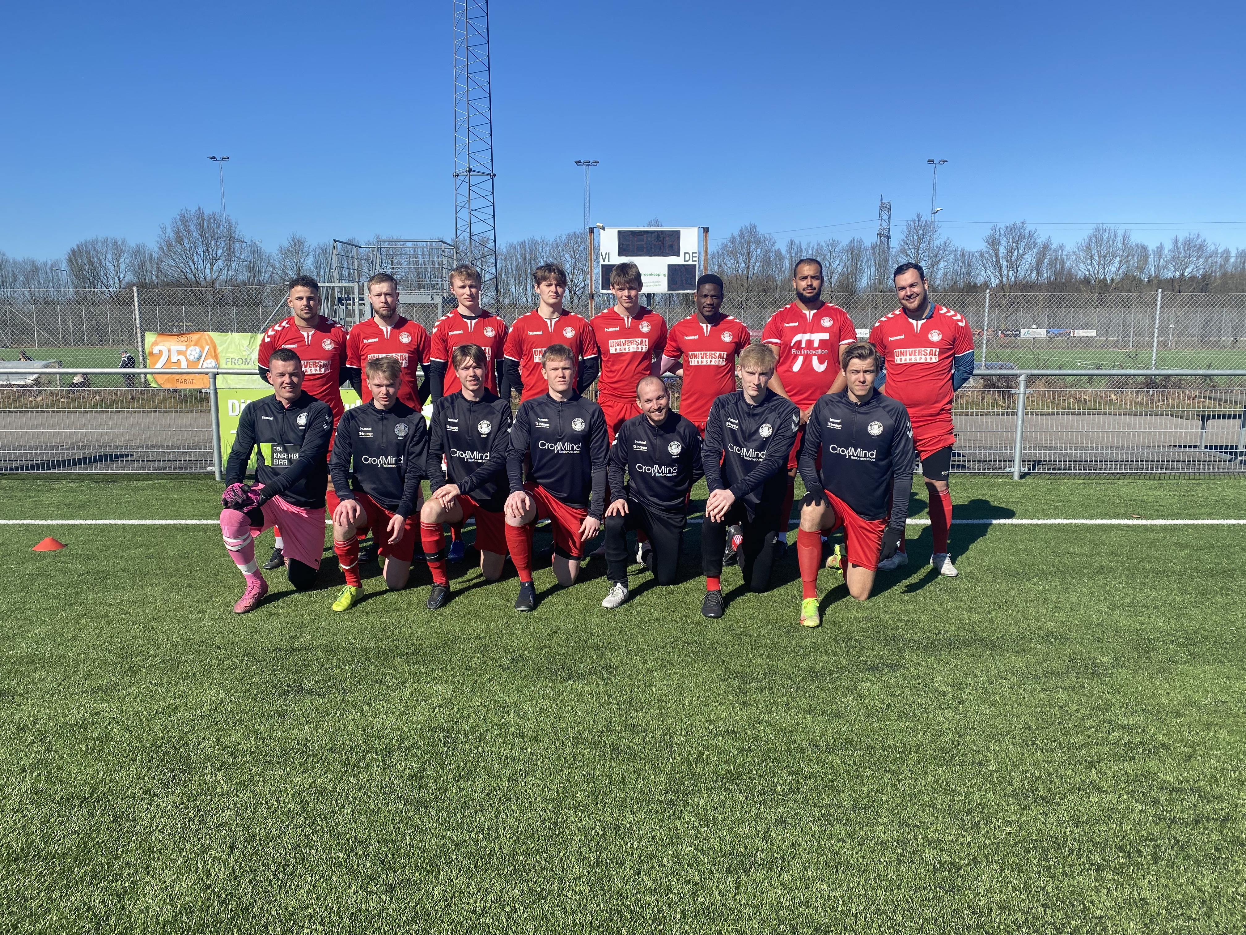 Skibet lagde godt fra land