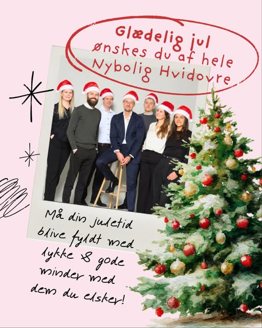 Nybolig Hvidovre takker for et godt år og ønsker glædelig jul