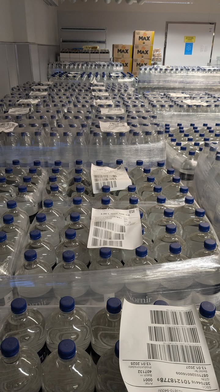 Rema 1000 Gødvad informerer: Vandet er tilbage, køb kun hvad du har brug for