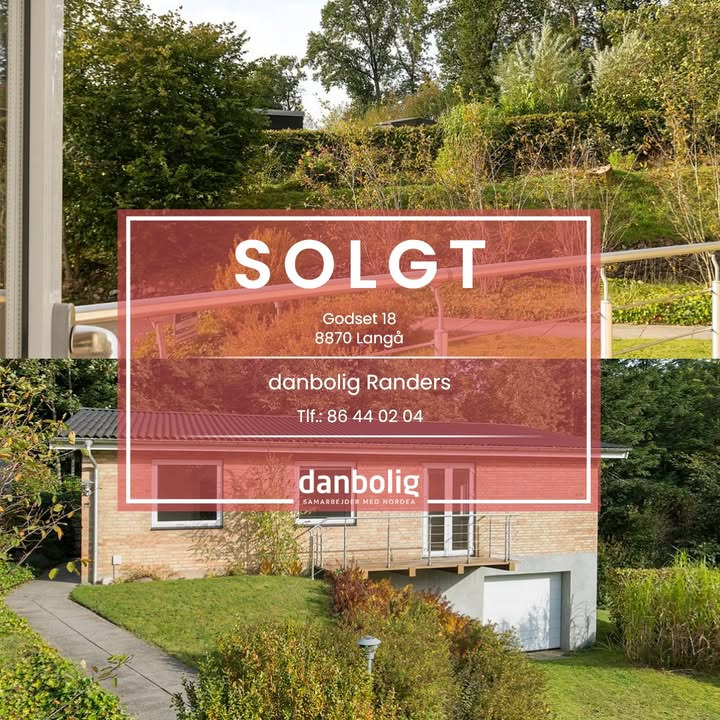 Danbolig Randers: Godset 18 i Langå solgt - vi søger lignende boliger til salg