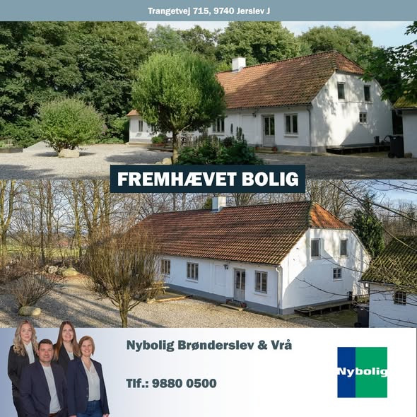 Oplev charmerende landlig idyl på Trangetvej i Jerslev J med Nybolig Brønderslev & Vrå