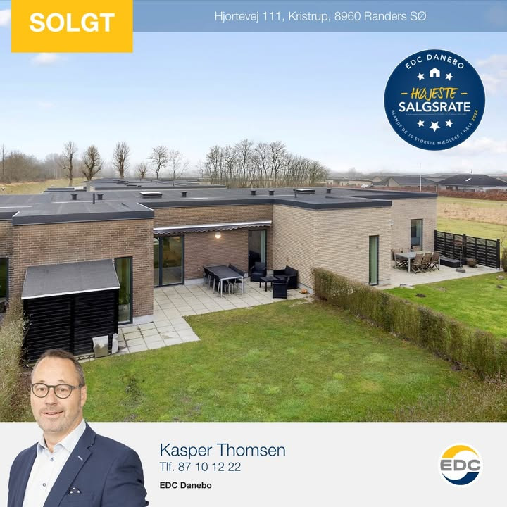 EDC DANEBO sælger ejendom på Hjortevej i Randers SØ