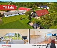 Charmerende landbrugsejendom til salg syd for Vrå gennem WESTERGAARD BOLIG