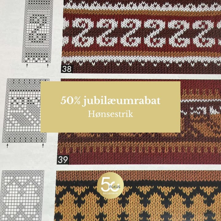 Fokus Folkeoplysning fejrer 50 års jubilæum med hønsestrik-event og rabatkode