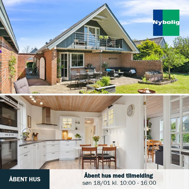 Åbent hus i familievenlig villa på Valmuevej 12 i Sindal