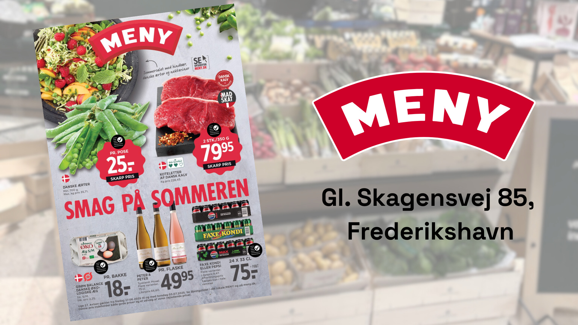 Smag på sommeren med ugens tilbud fra MENY Gl. Skagensvej