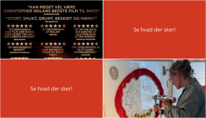 Weekend i Vig: Filmpræmiere og kreativ workshop
