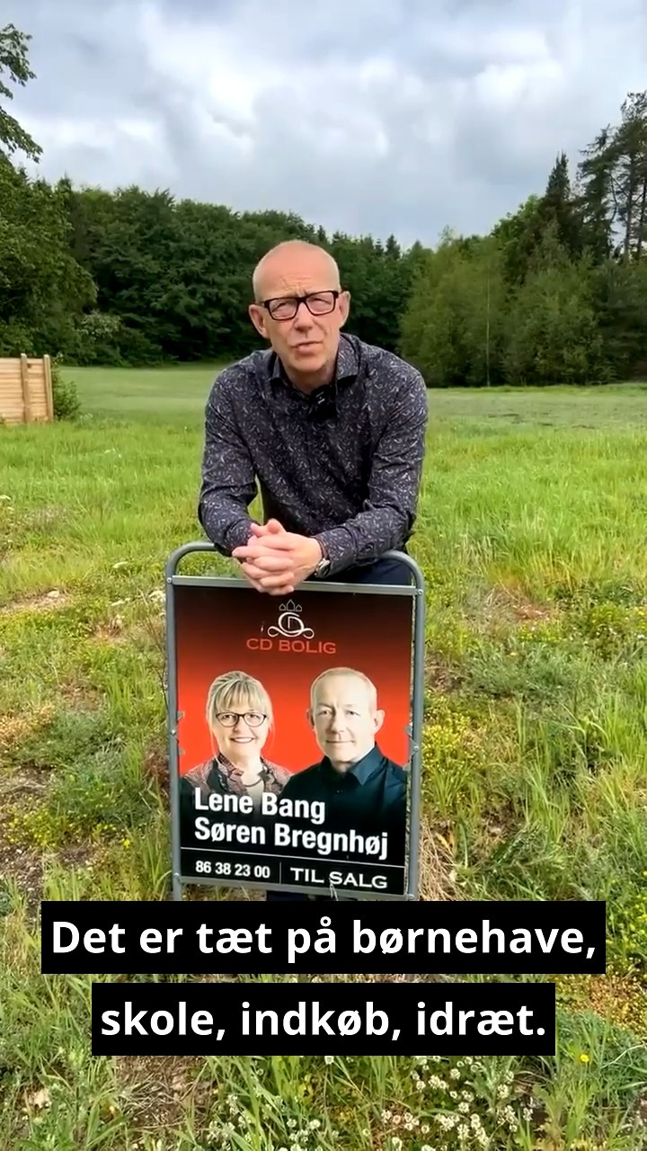 Cd bolig - Lene Bang & Søren Bregnhøj: Fire byggegrunde til salg tæt ved Bølling Sø