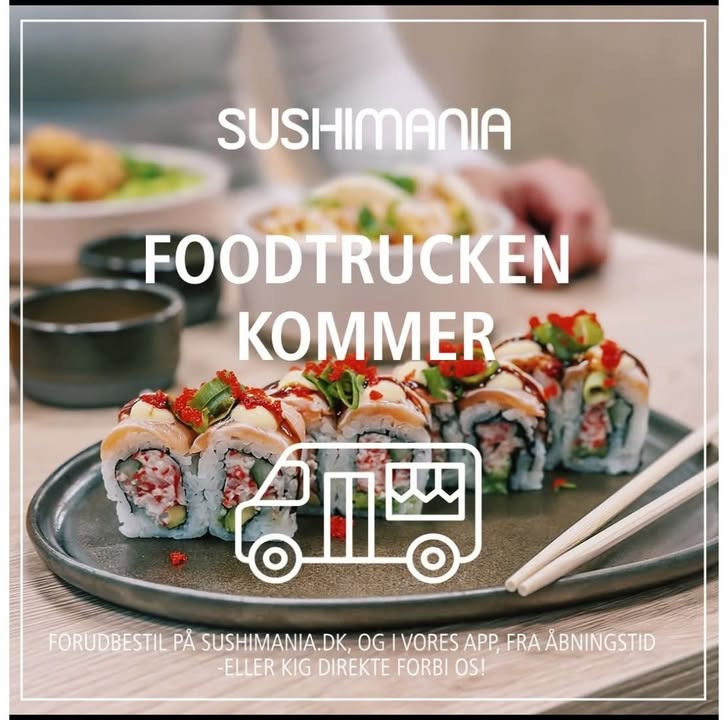 Meny Als får besøg af Sushimania Foodtrucken 25. juni