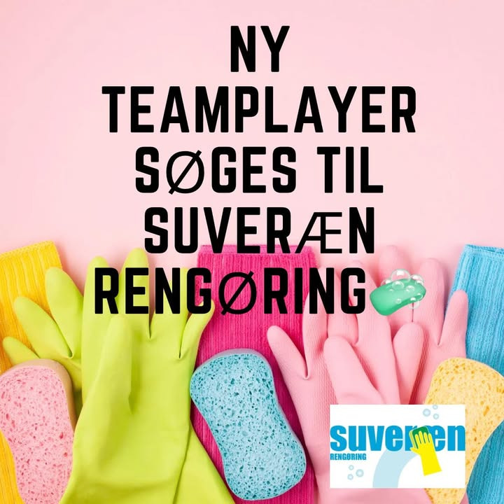 Bliv en del af suveræn rengørings hold efter sommeren