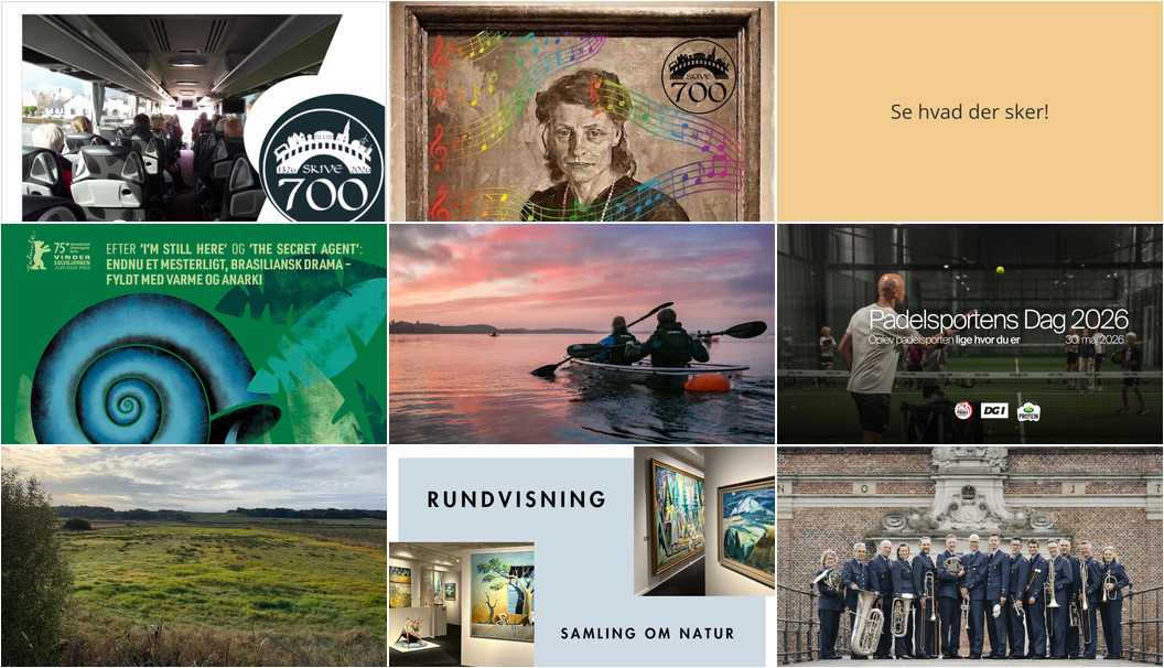 Weekenden i Skive: Historie, kunst, sport og musik