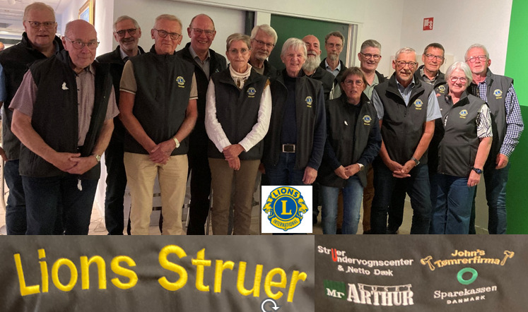 Lions Club Struer, siger tak for støtten og opbakningen til sponsorerne
