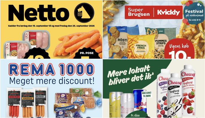 Cheasy yoghurt til 12 kr. og grøntsager til en flad 10'er – se de lokale tilbud