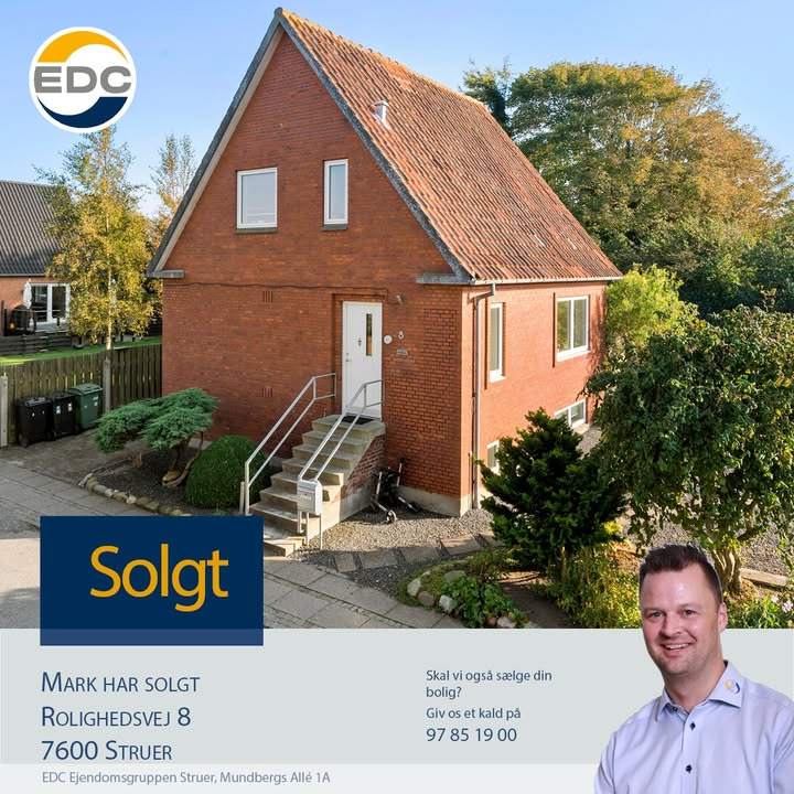 Boligsalg på Rolighedsvej 8 i Struer afsluttet af EDC Ejendomsgruppen Struer