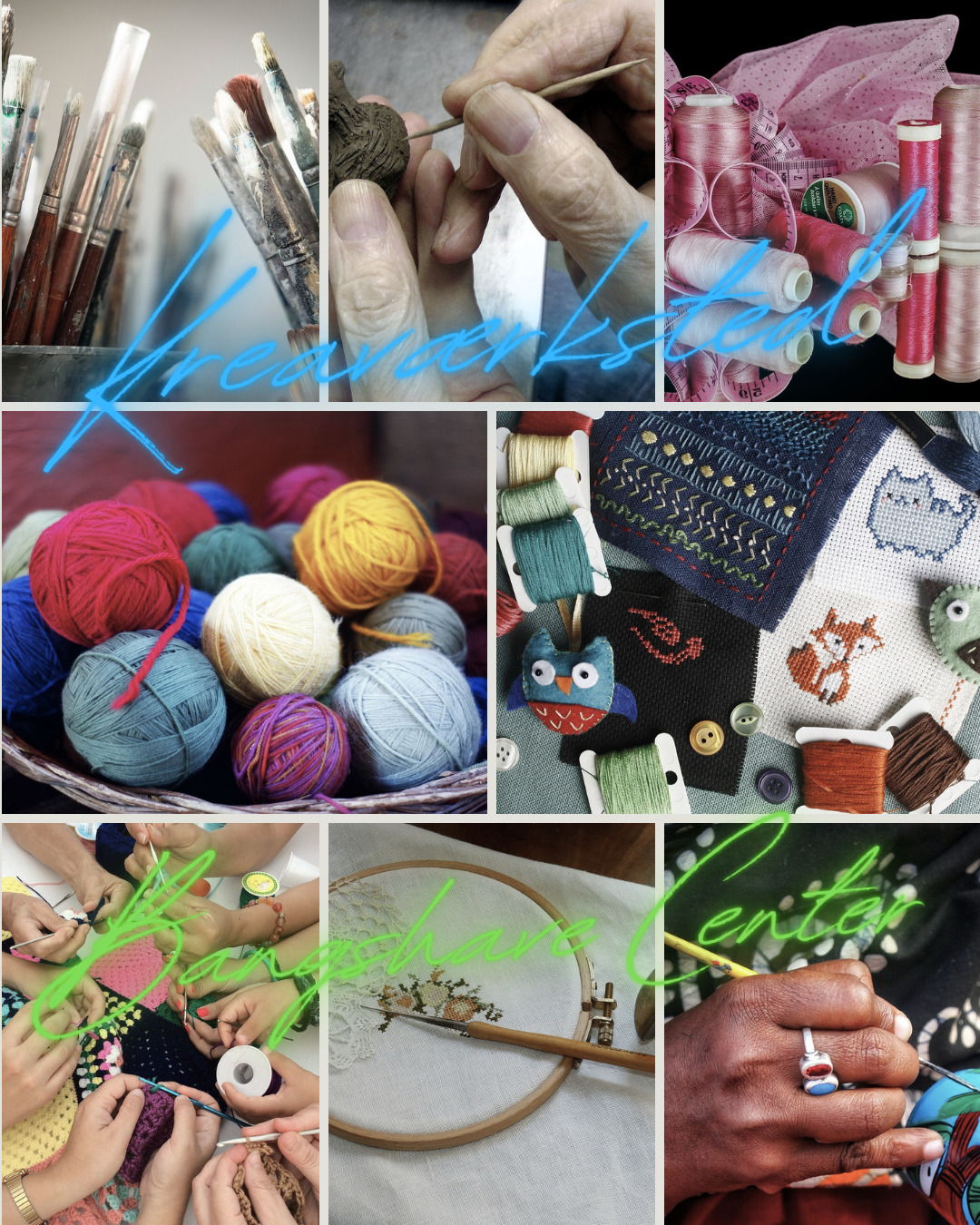 Kreativ patchwork workshop i Bangshavecentret