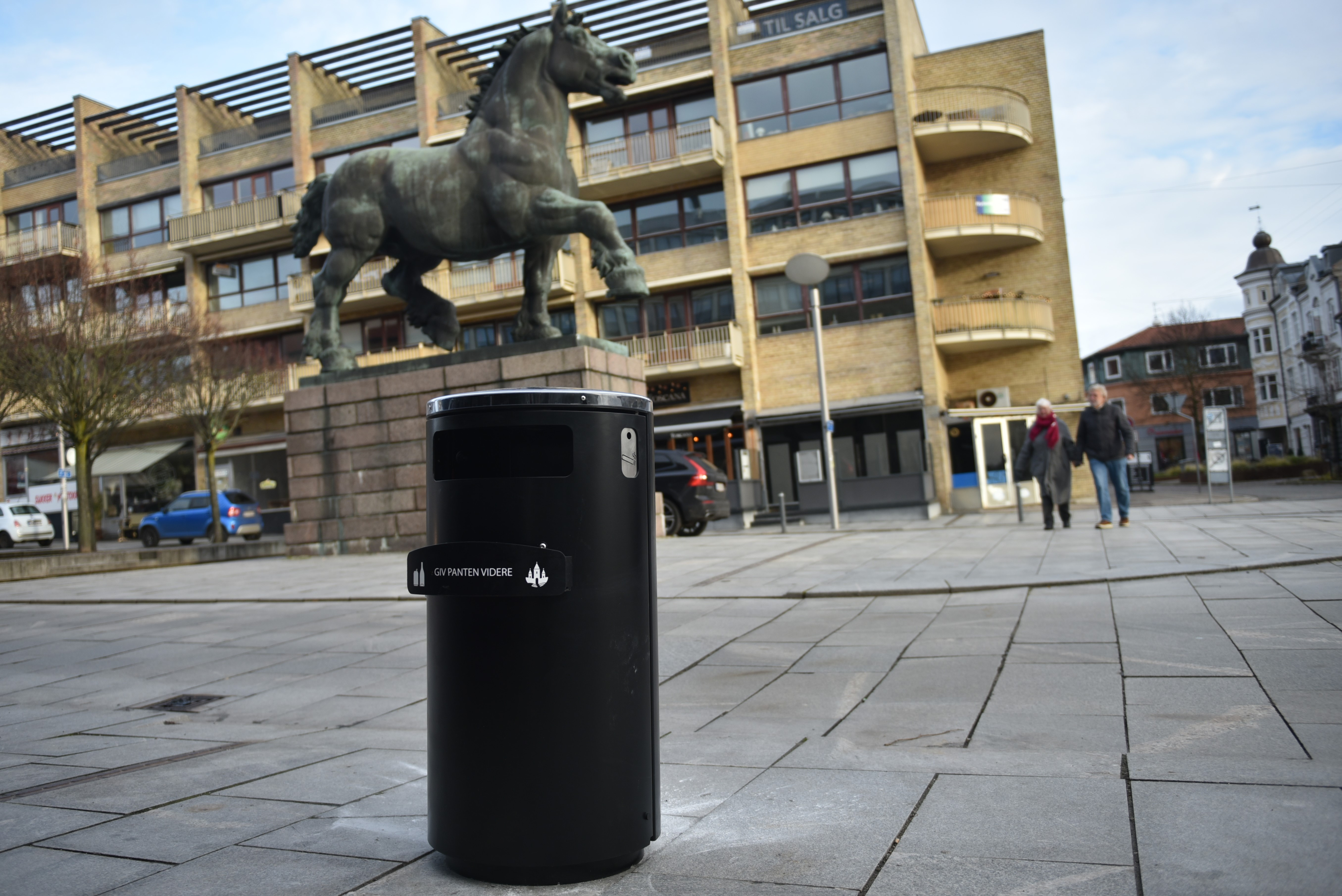 Randers Kommune tester ny type skraldespand med komprimator