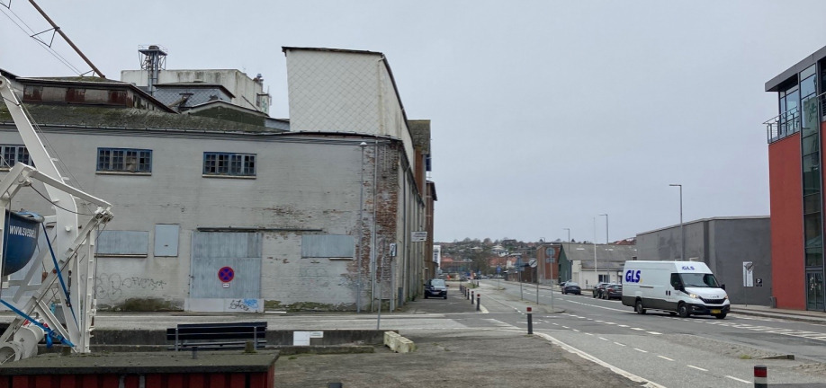 Afspærring på Svendborg Havn