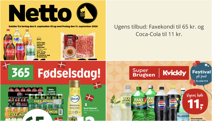 Ugens tilbud: Faxekondi til 65 kr. og Coca-Cola til 11 kr.