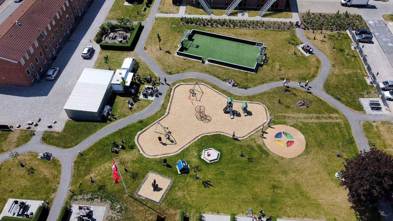 Boligorganisation indvier ny fællespark i Randers NV