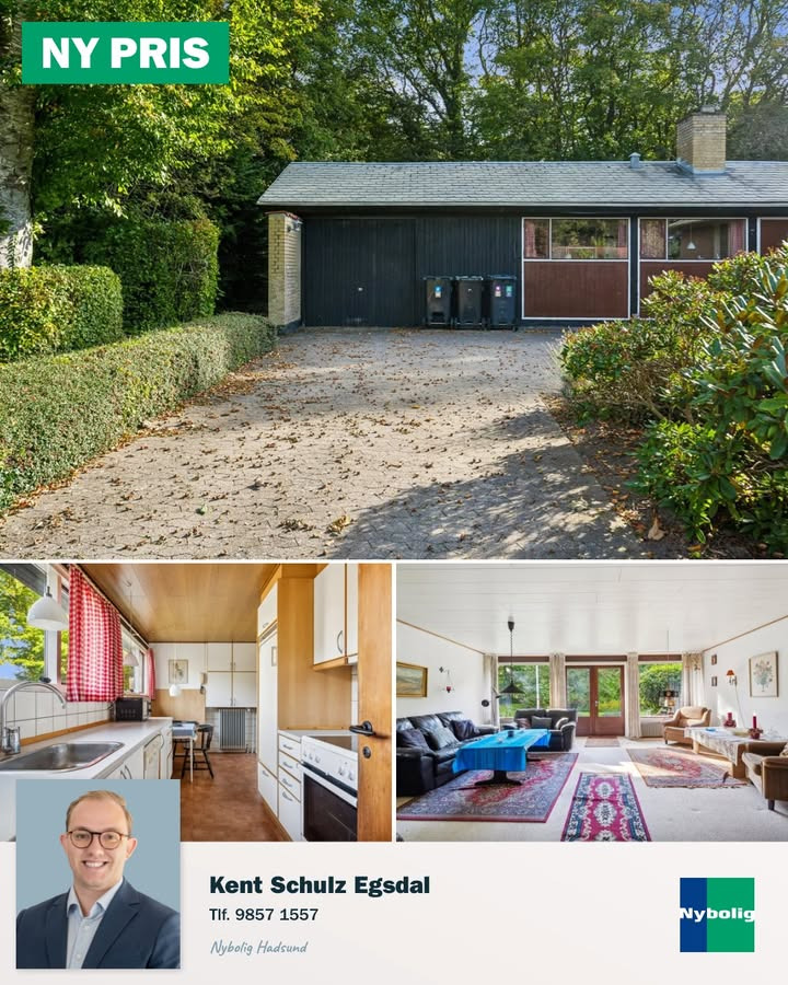 Nybolig Hadsund annoncerer ny pris på klassisk villa i Havndal