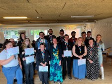 Unge frivillige blev fejret med guld og tak for deres indsats