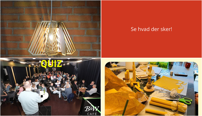 Kreative lamper, quiz-aften og bivoksproduktion – Udforsk kommende aktiviteter i Haslev