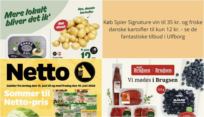 Køb Spier Signature vin til 35 kr. og friske danske kartofler til kun 12 kr. - se de fantastiske tilbud i Ulfborg