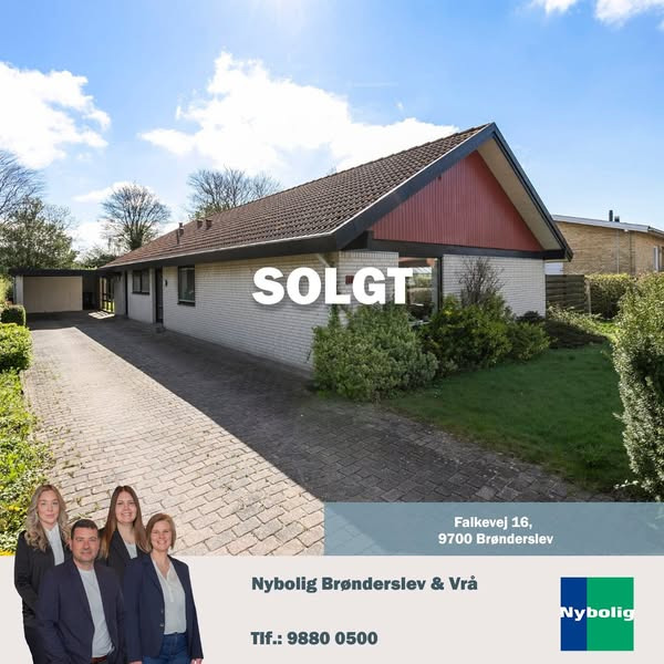 Nybolig Brønderslev & Vrå sælger bolig på Falkevej og søger nye ejendomme til ventelisten