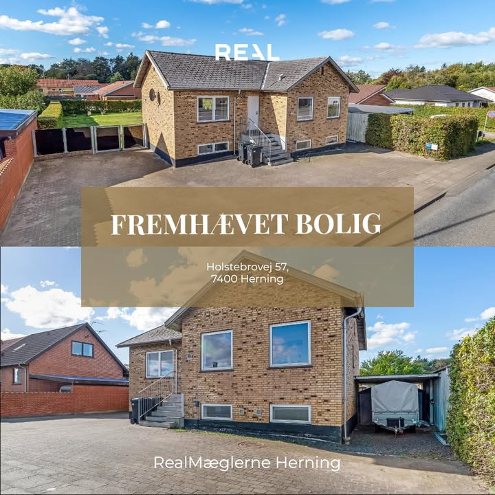 RealMæglerne Herning fremhæver bolig til salg på Holstebrovej 57 i Herning